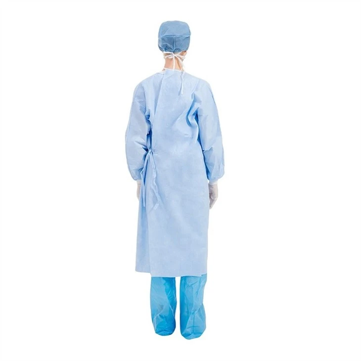 Non-Woven Disposable Surgical Gowns With Knitted Cuffs factory